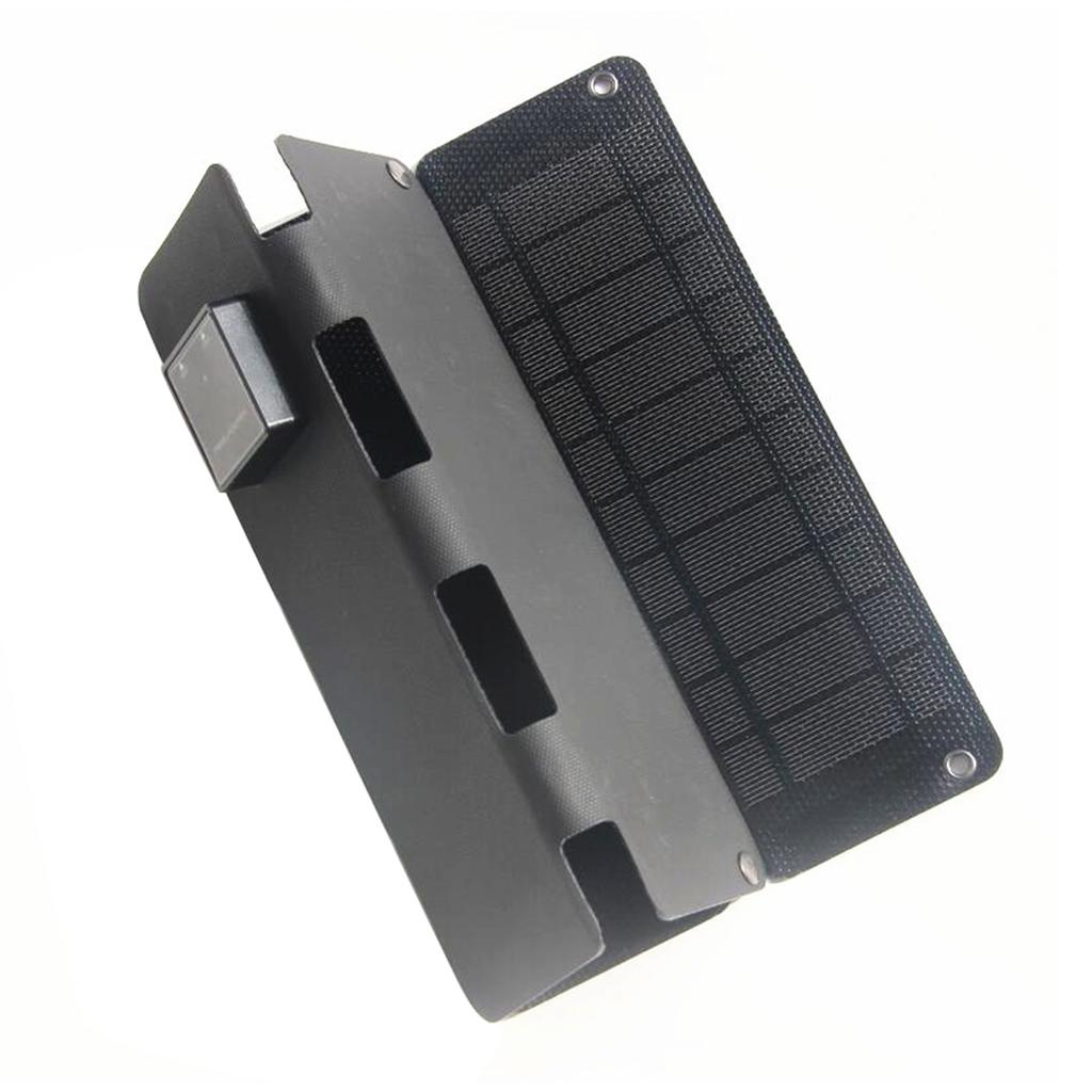 13W 5V Foldable Solar Panel Portable Solar Power Monocrystalline Silicone Solar High Efficiency Solar Module with Dual USB Output