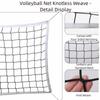 9.5*1M Volleyball Net Easy Setup Sports Net Durable Practice Equipment  Backyard