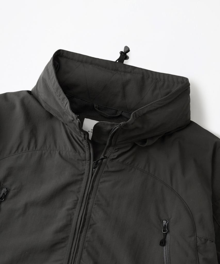 Outstanding Nylon Ripstop Pcu Jacket_Charcoal