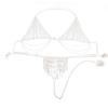 Rhinestone Tassel Bikini Bra Body Chain - Women's Nightclub Fashion