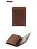 Vintage Cowhide RFID Blocking Card Holder - Multi-Slot Leather Credit & Business Card Case