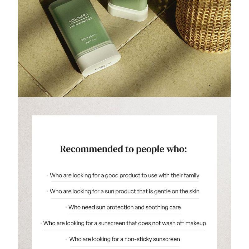 MIGUHARA - Daily Herb Sun Stick