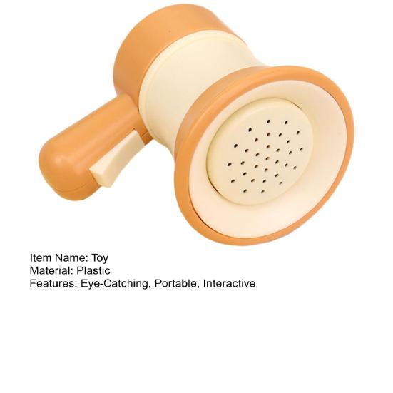 Mini Voice Recorder Keychain with Speaker Portable Loud Megaphone for Kids Bags Backpacks Charm Grab Machine Toy for Boys Girls