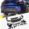 Mercedes-Benz GLC Coupe C43 Style 4-Outlet Rear Lip Stainless Steel Tailpipe