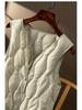 Women's 2024 V-Neck Lightweight Down Vest - Short Style, Sleeveless Base Layer Coat