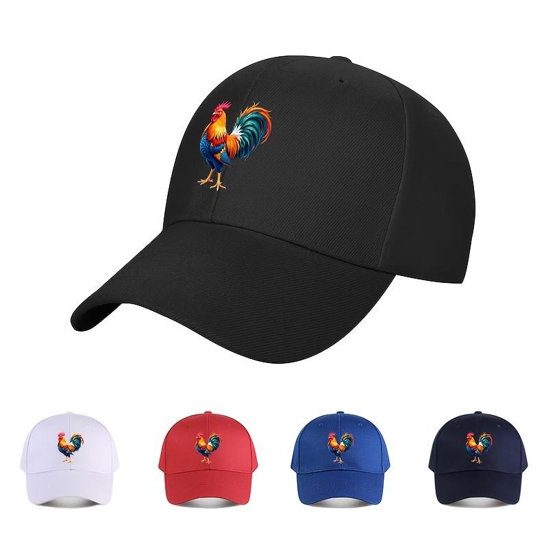 Daisy Flower Baseball Cap Adjustable Cotton Sun Hat Casual Street Style Adjustable Headwear