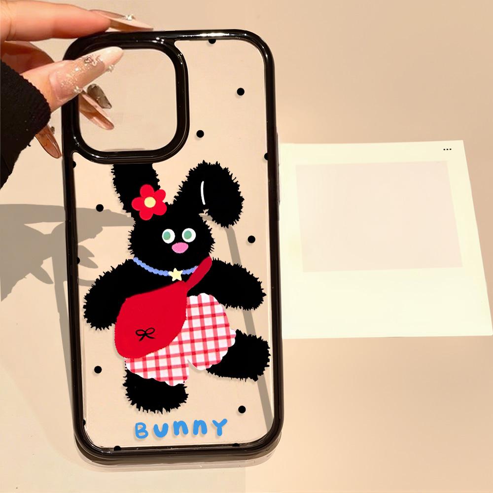Hasenhülle für iPhone 11 12 13 iPhone 13 14 15 Pro 15 16 Pro Max Samsung A15 A16 A25 A26 A55 A56 S25 S24 S22 S23