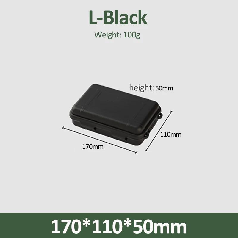 EDC Tool Box Outdoor Camping Survival Kit Shockproof Waterproof Case Sealed Box Outdoor Survival Storage Box Fishing Tackle Bag