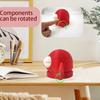 Cartoon Red Robot Piggy Bank Movable Arm Coin Cash Storage Container Kids Adults Money Saving Box Home Office Desktop Decoration