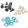 10x Glitter Safety Teddy , 24mm