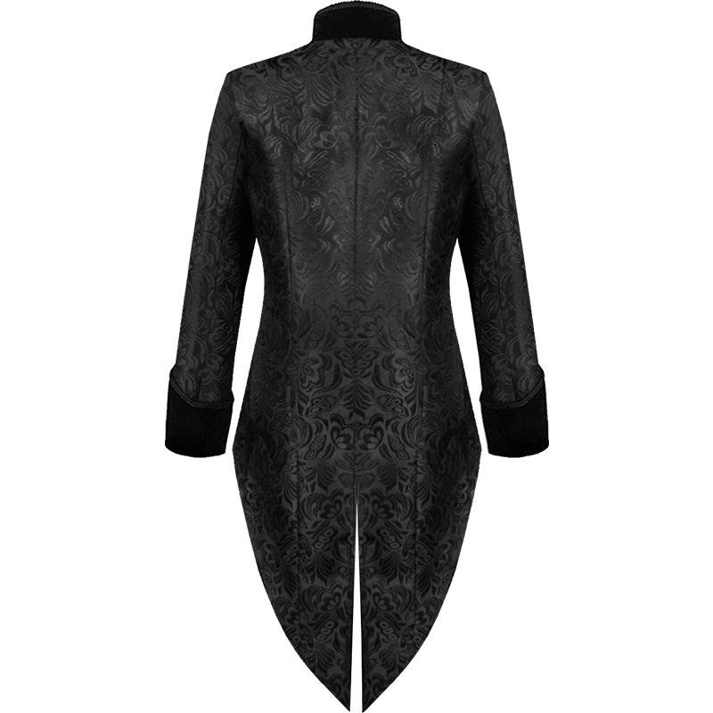 Halloween Men's Medieval Punk Retro Tailcoat