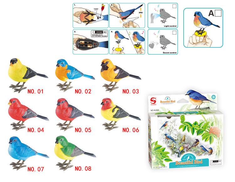 Interactive Singing Knight Bird: Voice-Controlled, Chirping, and Moving Toy for Kids