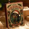 Holiday Surprise Blind Box 2026 Christmas Advent Calendar Dachshund Ornament Set Countdown Hanging Decor with 24 Acrylic Dog Ornaments Mini Figures,