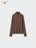 Uniqlo ExTra Warm HeaTTech Cashmere Blend Ribbed Mock Neck T shirT