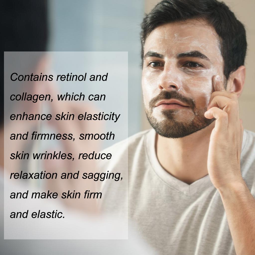 Erkekler İçin Kırışıklık Karşıtı Krem Yüz ve Boyun Kırışıklıklarını Giderir Sıkılaştırıcı Nemlendirici Cilt Retinol Yüz Kremi Yaşlanma Karşıtı Yüz Bakımı