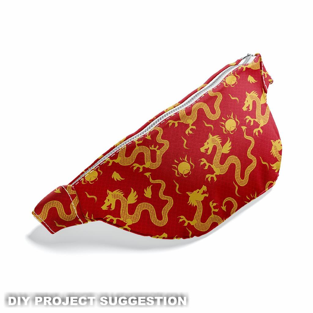 Outdoor Dekostoffe Oxford - Motiv Asiatische Drachen