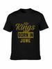 Kings Are Born In June Graphic T-shirt