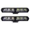 2Pcs 6D LED Light Bar 12V IP67 Waterproof Work Lamp 6000K 1200LM Off Road Spotlight 12W for Motorcycle 4X4 ATV SUV Truck Tractor