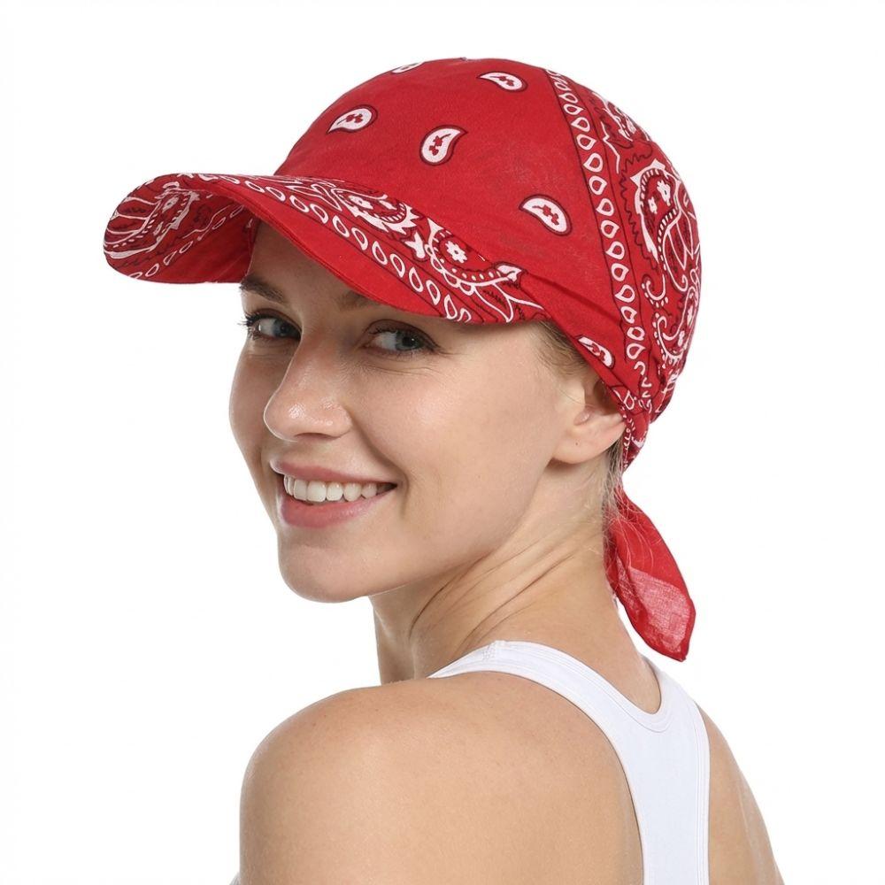 Visiera Parasole Leggera Turbante Fascia Larga Bandana Sciarpa Cappello Cappellini da Baseball Foulard da Testa Donna Outdoor