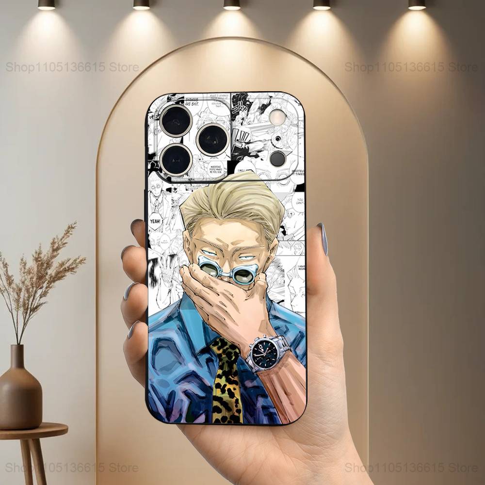 Anime K-Kento N-Nanami Phone Case For iPhone 17,16,15,14,13,12,11 Plus,Pro Max,XS,X,XR,SE,Mini,8,7,Soft Silicone Black Cover