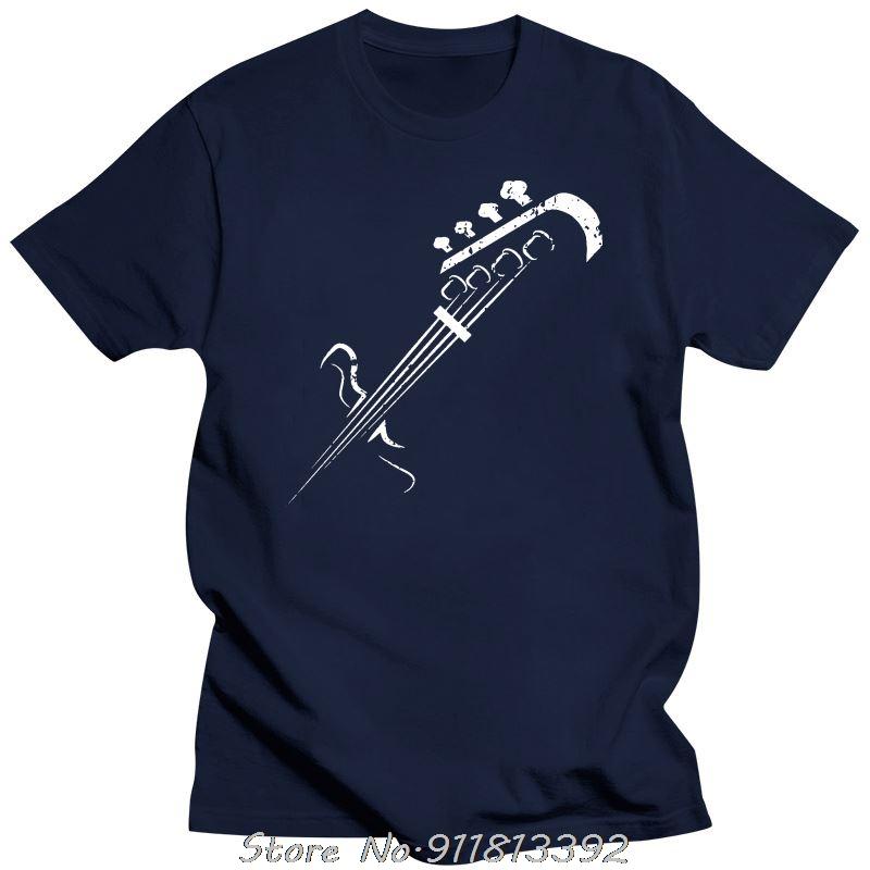 New Funny Tshirt Bass Guitar Tees Silhouette Men Clothing Casual Tshirt Oversized Short Sleeve Fashion Oneck T Shirt Tops