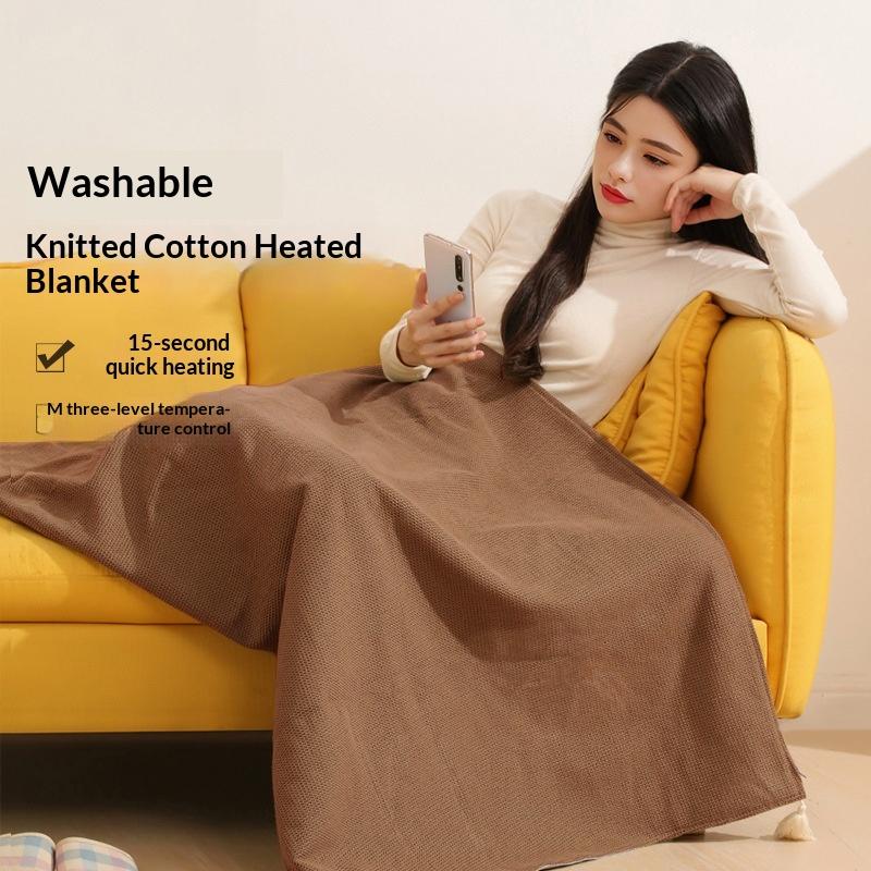 New Electric Heating Outdoor Shawl Usb Charging Blanket Office Warm Heating Blanket