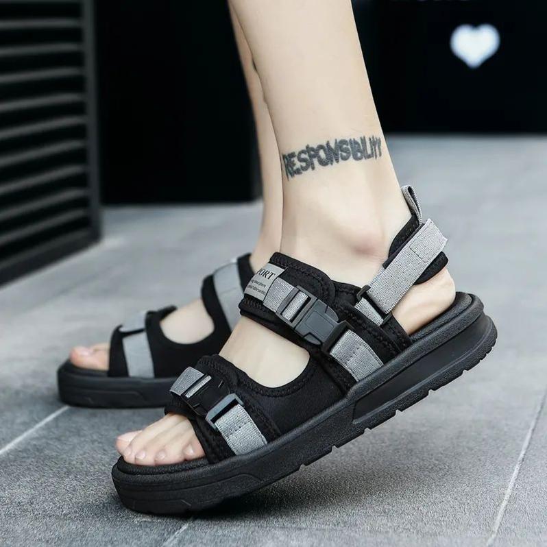 

Сандалии мужские нескользящие мужские сандалии летние мужские сандалии с мягкой подошвой уличная пляжная обувь 39 серый