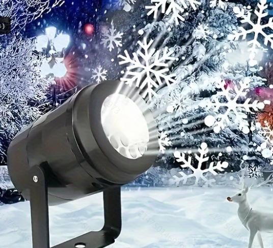 Holiday Projector Lights Christmas LED Patterns Outdoor Indoor Use for Garden Patio Yard Wall Decor