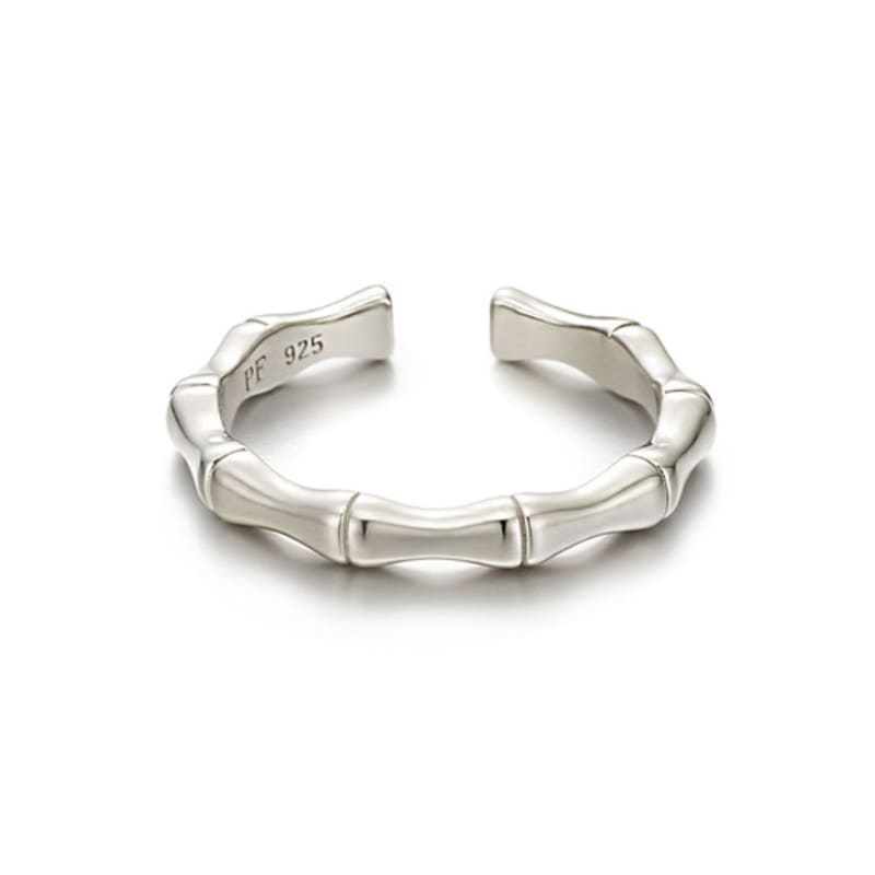 PAIGEFLYNN JEWELRY [925 Silver] Falling Dew Pattern Open Ring