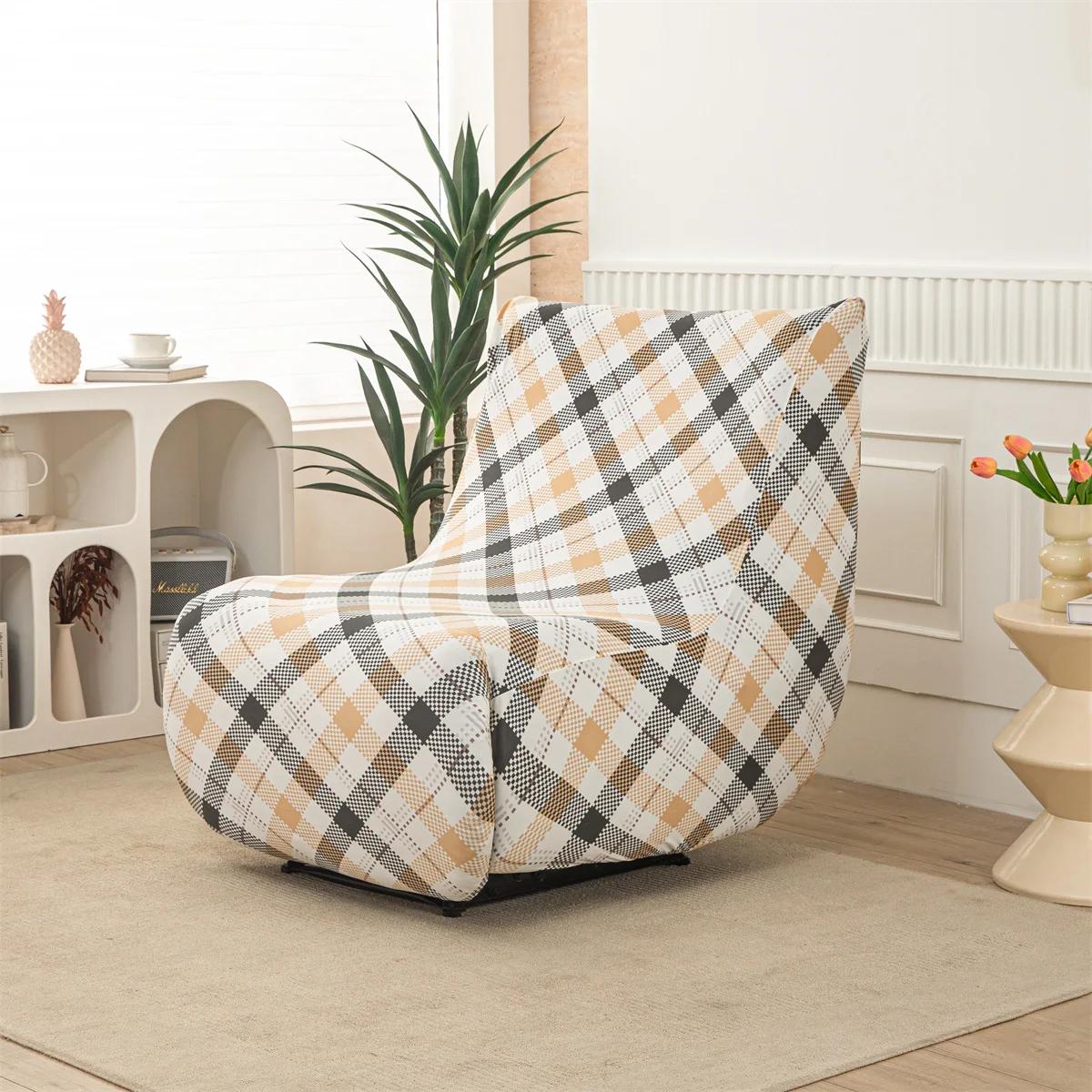 1PC Elastic Single Sofa Cover Anti Slip Armchair Slipcovers Full Coverage Recliners Protector for Living Room Home Decoration 3980₽