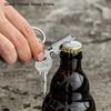 1Pc Stainless Steel Keychain Outdoor Camping Survival Gear Tool Hook Plier Nail File Bottle Driver Screwdriver Bottle Opener