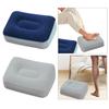 Inflatable Foot Pillow Soft Comfort Footrest Pad for Plane Sofa Under Desk