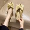 Fashion Summer New Arrival Gentle Style Slippers Half Slippers For Women Fashionable Flat Bottom Women's Sandals Butterfly Baotou Shoes