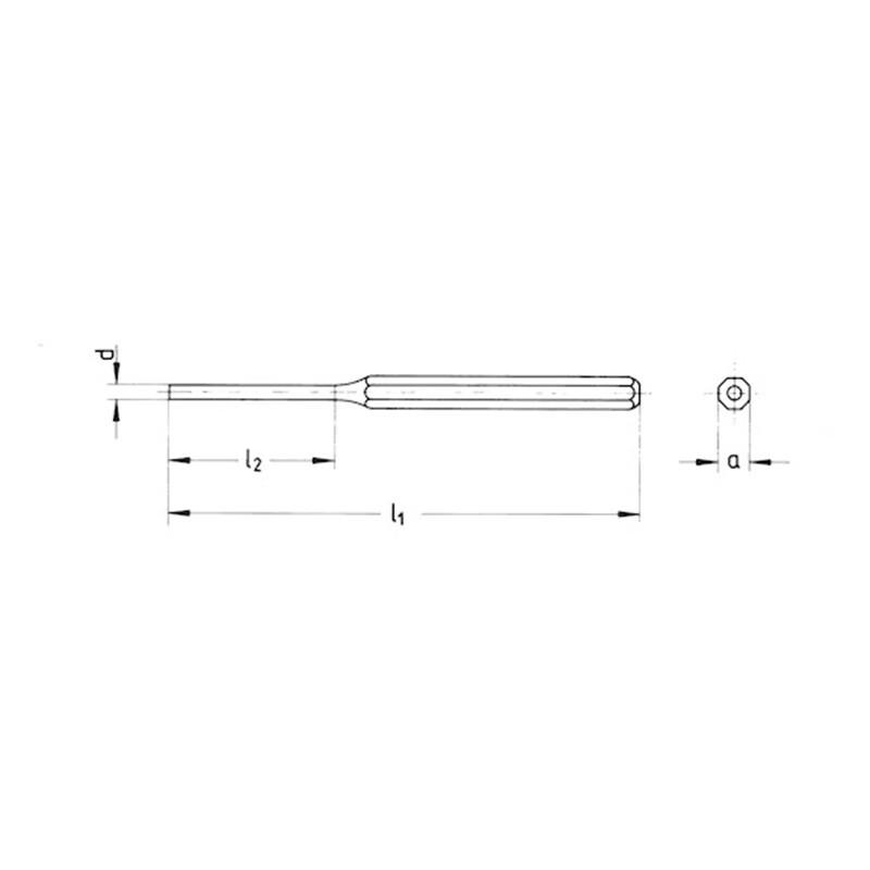 WURTH 6-Piece Ejector Punch Set