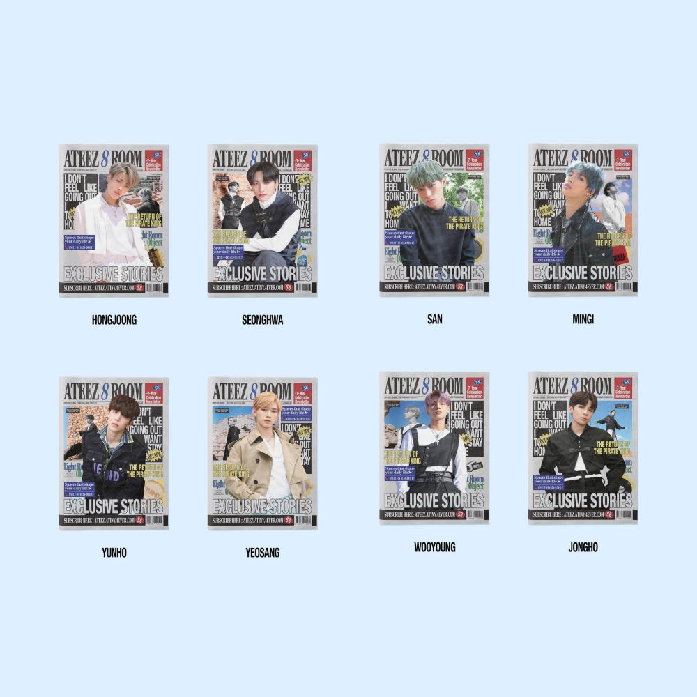 Pre-order ATEEZ 7th Anniversary POP-UP 8ROOM 7-YEAR Celebration Newsletter