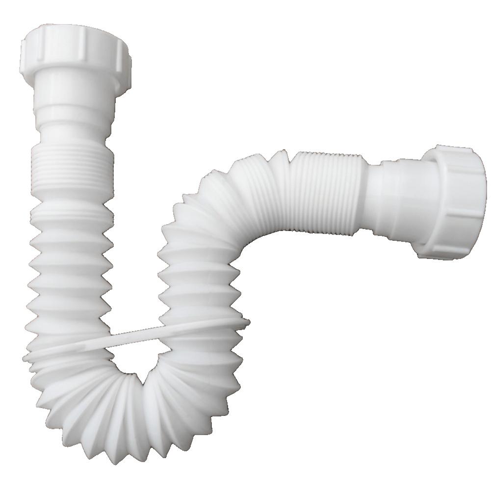 Double-Headed Pipe Sink Drain Pipe Flexible Pipe Connector For 45mm Inlet Diameter Double-Headed Water Pipes Kit Drain Connector
