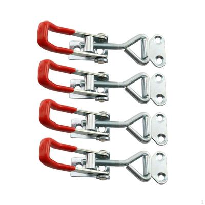 4pcs Toggle Latch Clamp Locks, Adjustable Hardware, Hasp Clamps, Pull Latch, Lever Handle Lock