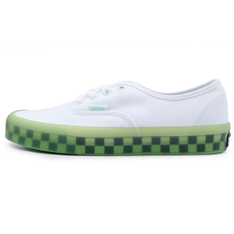 Vans Authentic Fabric Low Top Skate Shoes Unisex Sneaker White Green VN0A5KRDAVD