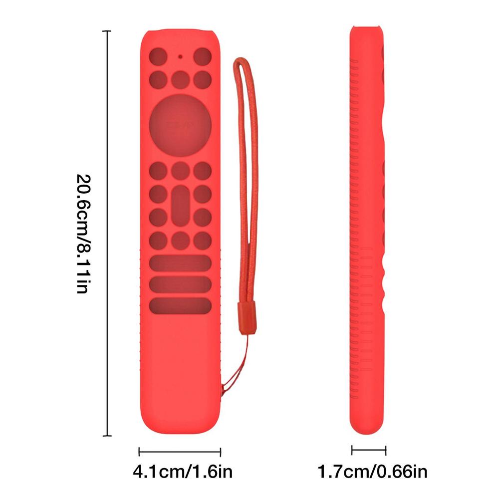Silicon Remote Case For TCL RC902V TV Remote Control Cover With Lanyard Shockproof Protective Shell For TCL RC902V Accessories