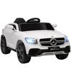 Elektroauto für Kinder, 12V Kinderauto mit Fernbedienung, LED-Lichter, Musik, 3 Geschwindigkeiten, 3-6 Jahre, Weiß
