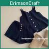 Stilvolles Sommer-Kinderoutfit für Mädchen mit weichem Baumwoll-Tanktop und Shorts-Set