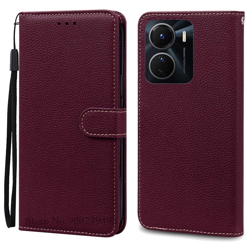 For Vivo Y02S Case Wallet Leather Flip Cover For Vivo Y02S Case Stand Book Protective Cover For Vivo Y02S Case Coque Fundas