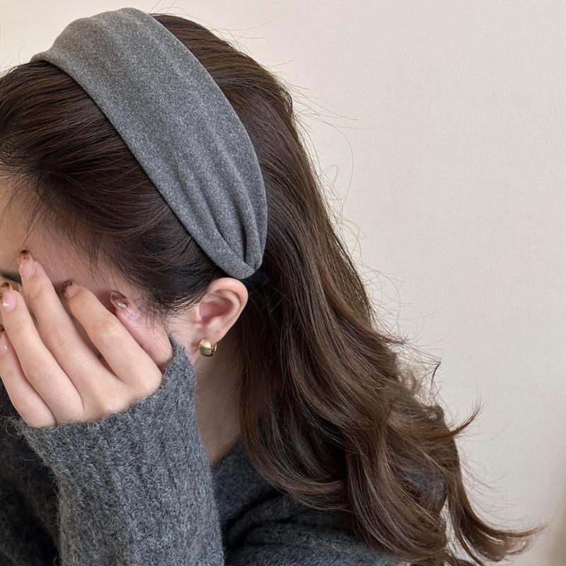 Diadema de Mujer de Corona Alta y Borde Ancho: Elegante Accesorio para el Cabello de Gama Alta 2025 para Lavado Facial y Uso Diario.
