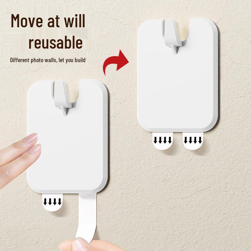 No-Punch Picture Hanging Tools: Traceless Hooks for Wedding Photos & Latex Paint Walls