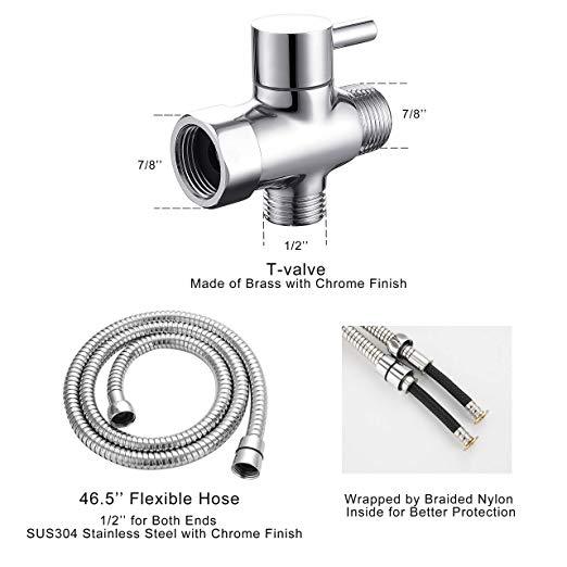 Handheld Bidet Sprayer Diaper Shattaf Douche Complete Hand Bidet Set