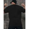 European Sizes New Men's Short-sleeved T-shirt Summer Fashion Trend Top Printed Men's Bottoming Shirt Spring and Summer Round Neck