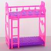 11.5x14cm Mini Plastik Puppenhaus Etagenbetten Kinder Geschenk Spielzeug Zubehör für Mädchen