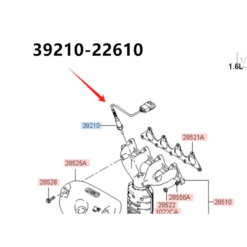 

39210-22610 39210-22620 Передний кислородный датчик Для Hyundai Accent Coupe Elantra Getz i30 Matrix Kia Rio Spectra5 39210-22610