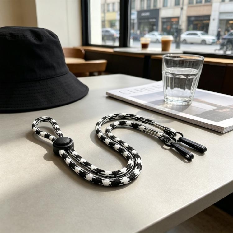 Bucket Hat Retention Cord Braided Chin Strap with Adjustable Cord Lock Double End Clip for DIY Hat Repair, Travel, and Fishing Use