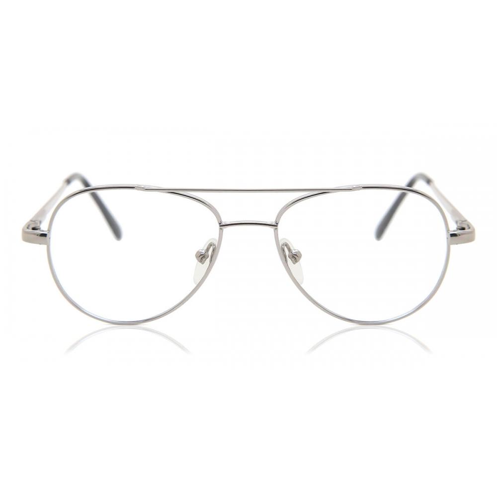 

Полная оправа пилот блестящие серебристые Smartbuy Kids Garcia Mk2 46b модные детские очки Shiny Silver/46-15-130